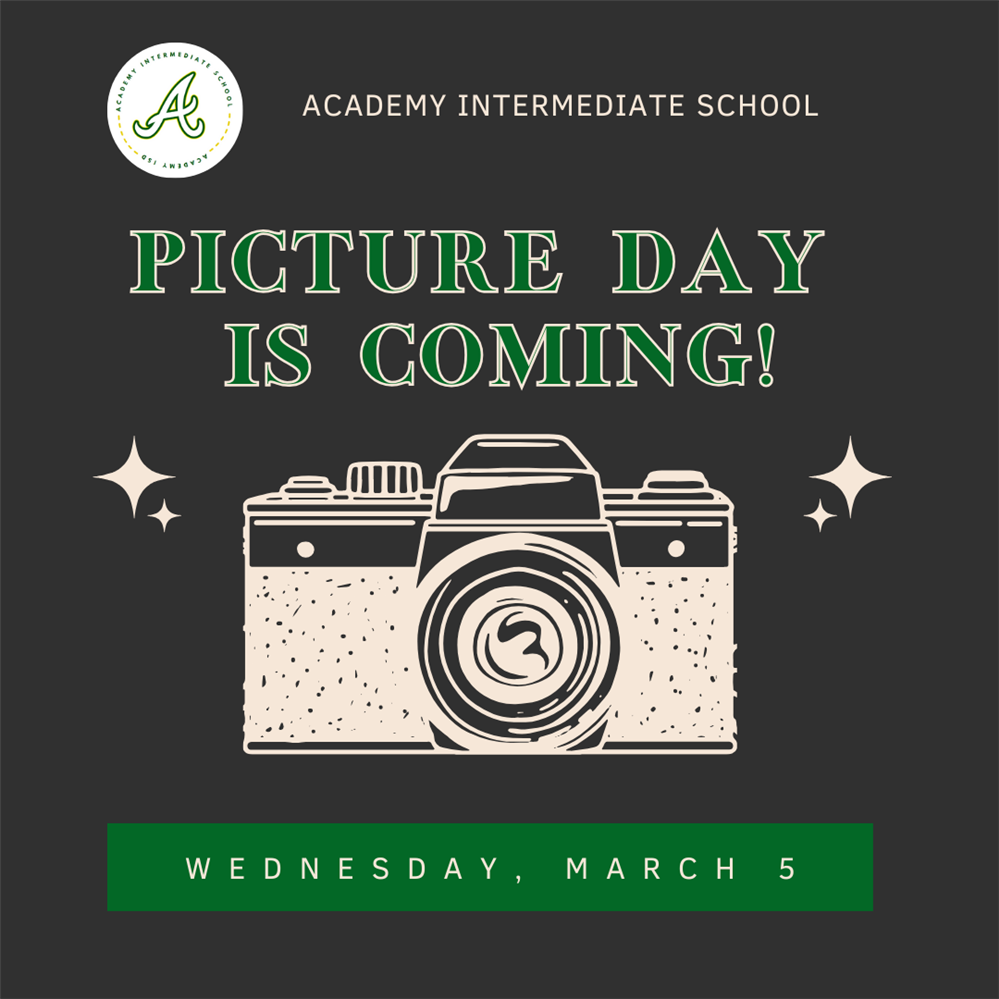  AIS picture day is Wednesday, March 5th.